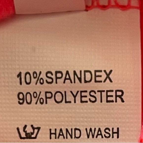 AMAZON Hot Neon Pink Two Piece Lounge Crop Top & Shorts Set- Size S - Picture 3 of 7